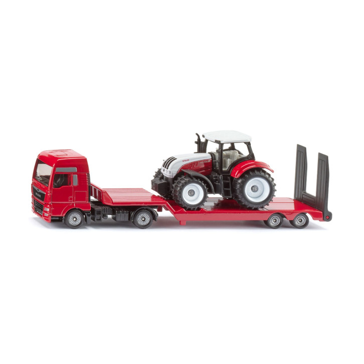 Spielzeug  MAN LKW mit Traktor Steyr 