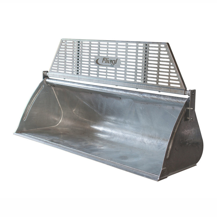 Grid attachment for front loader bucket 