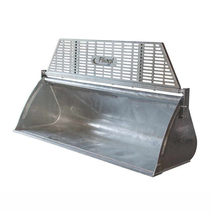 Grid attachment for front loader bucket 