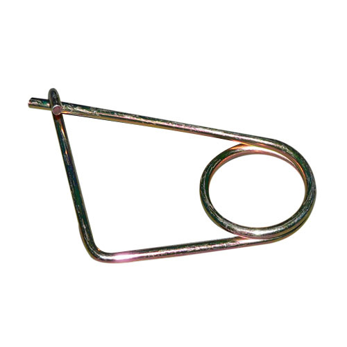 Locking split cotter pin for tractor triangle 
