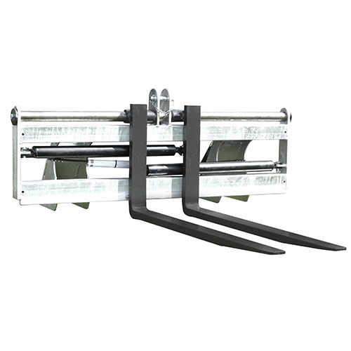 Pallet fork hydraulically adjustable 