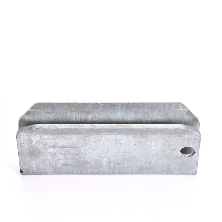 Weld-on plate for front hydraulics 