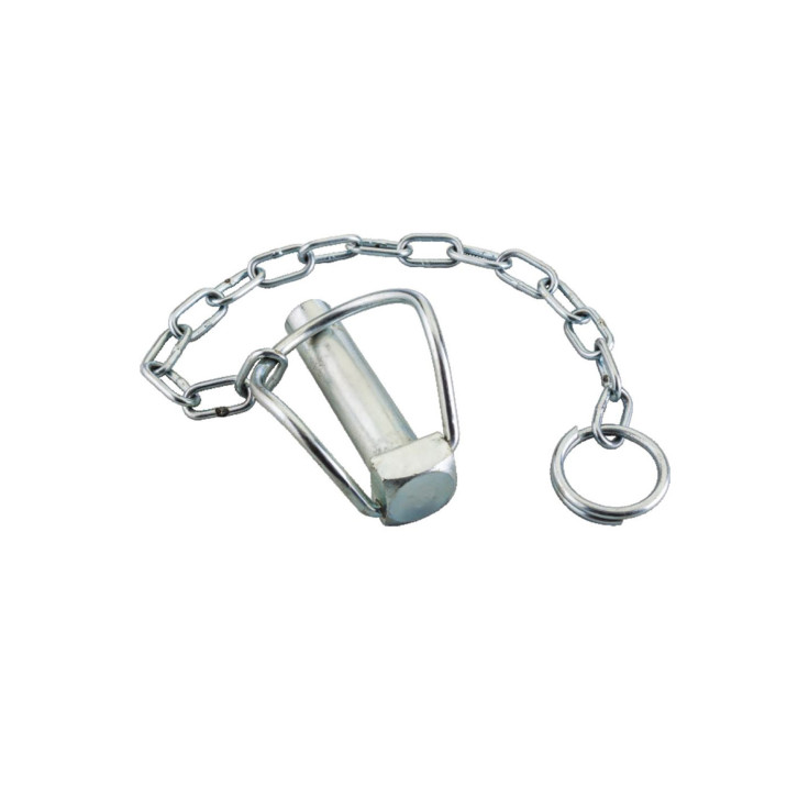 Rohrklappsplint mit Kette und Ring 