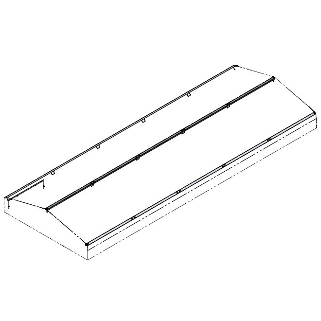 Abdeckplane mit Gestell 