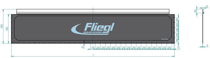 Netz (PVC) für Abdecksystem „TopLift Light“ / ASW 110 