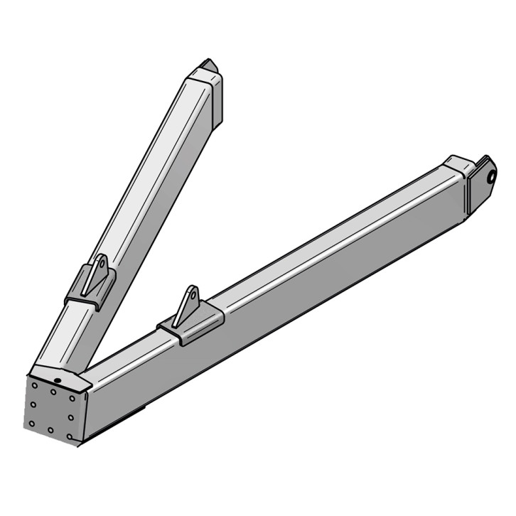 Zugdeichsel 30to. Untenanhängung 