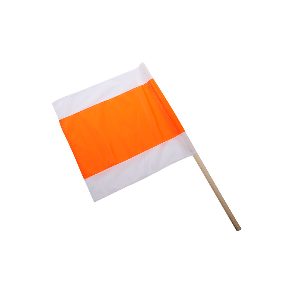 Warnflagge weiß/orange/weiß - Polyester - Car accessories by Fliegl  Agro-Center GmbH