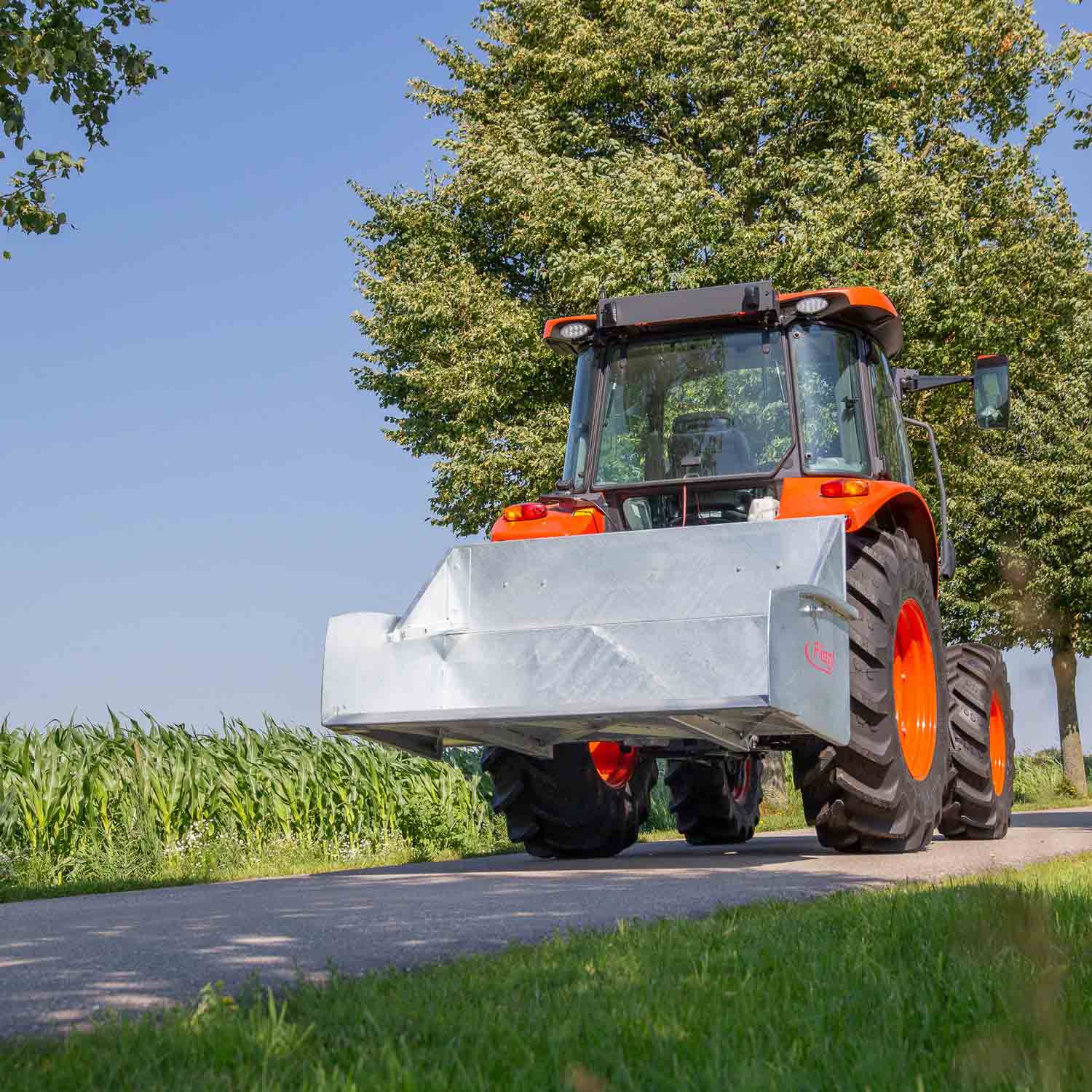 Backpush Bucket Rear »Mechanical Gigant« rear bucket - Rear and high tip buckets by Fliegl ...